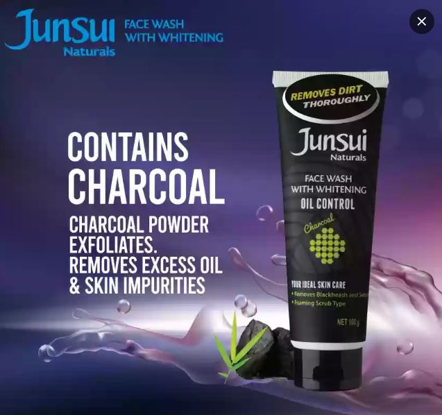 Junsui Oil Control Face Wash - 100g